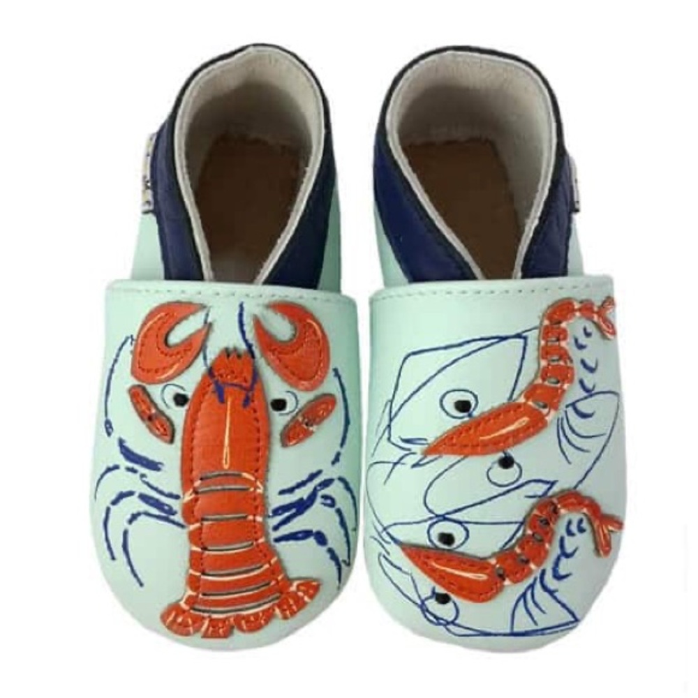Kids Lobster and Shrimp Themed Soft Slippers - Lait Et Miel